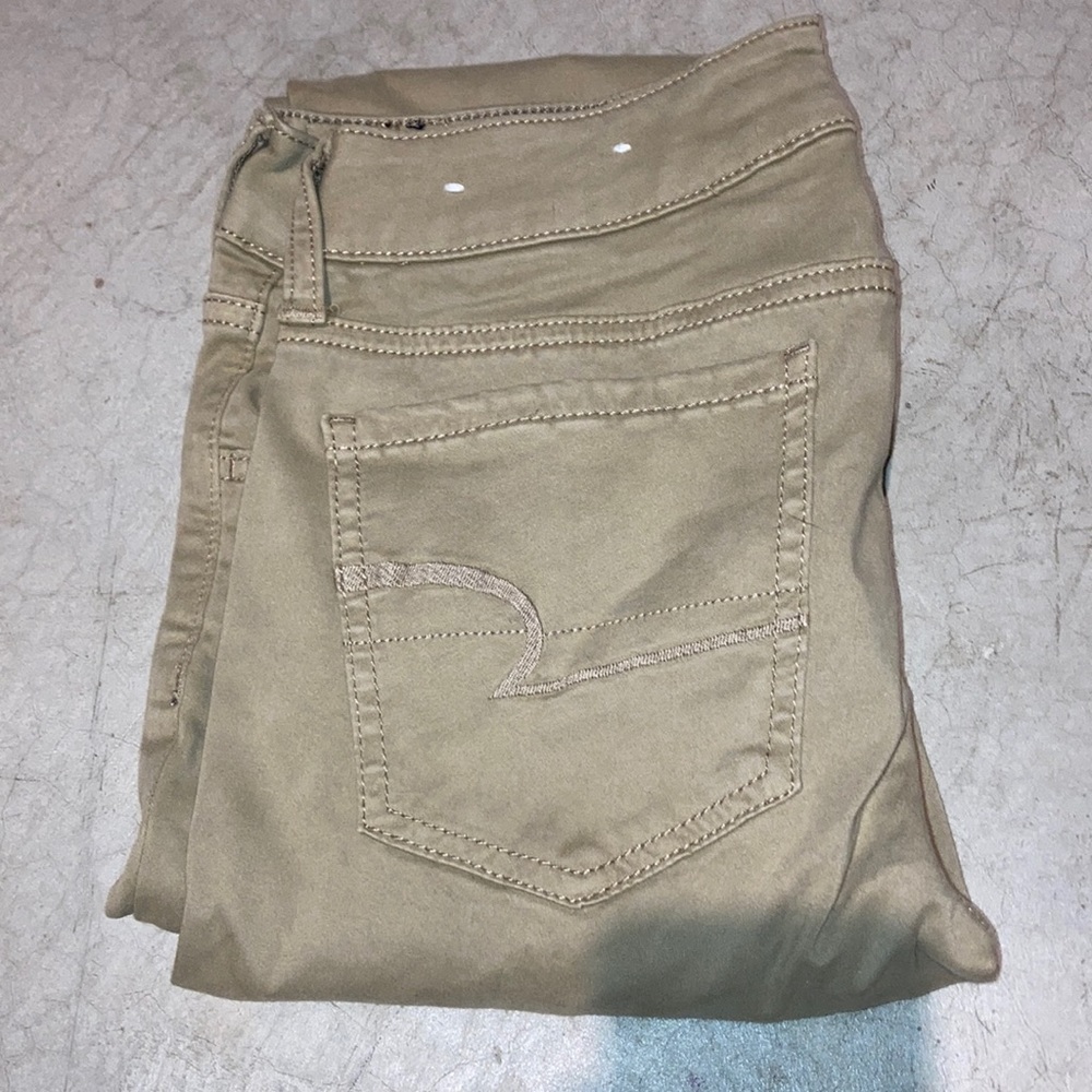 Khaki Jeggings